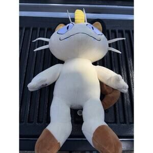 Build-A-Bear Workshop Pokemon MEOWTH 18" Stuffed Plush Pokemon Collector Edition